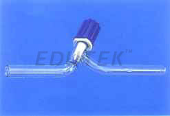 STOPCOCK, STRAIGHT, WITH SCREW TYPE NEEDLE VALVE WITH PTFE KEY (ROTAFLO)